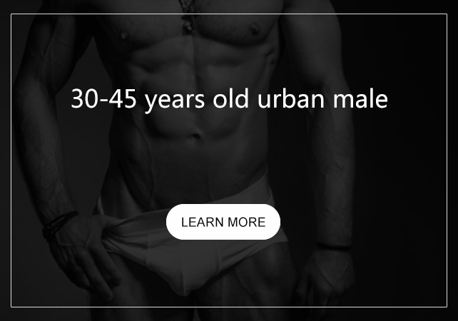 30-45 years old urban male